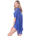 Vestido de playa Vestido corto de mujer Bikini Encaje Crochet Cover Up